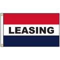 Leasing 3' x 5' Message Flag with Heading and Grommets